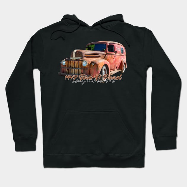 1947 Ford Panel Delivery Truck School Bus Hoodie by Gestalt Imagery
